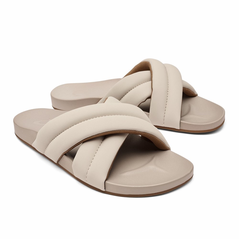 Black OluKai Hila Women's Sandals | 90456-LYEV