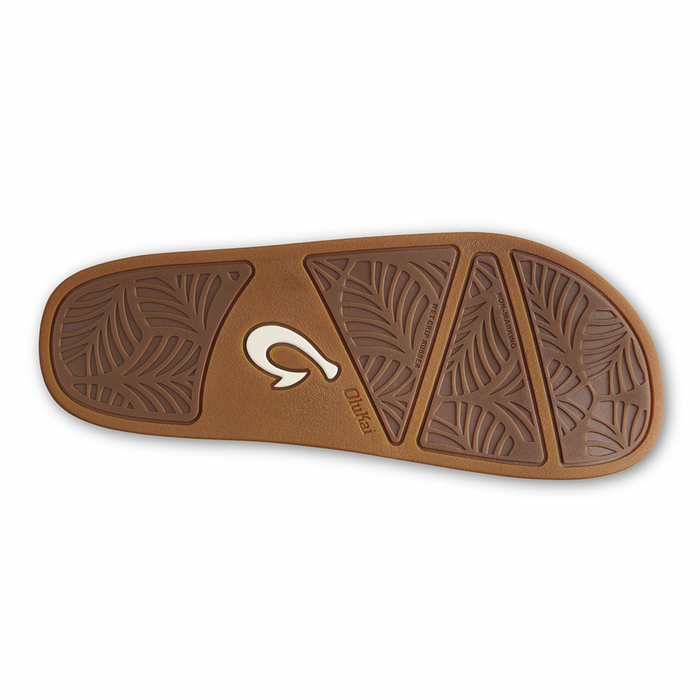 Black OluKai Hila Women's Sandals | 90456-LYEV