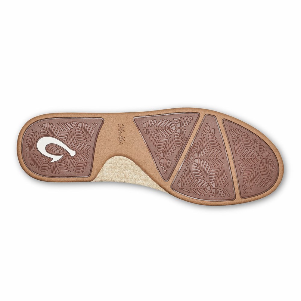 Black OluKai Kaula Pa‘a Lī Women's Sneakers | 04732-GBOY