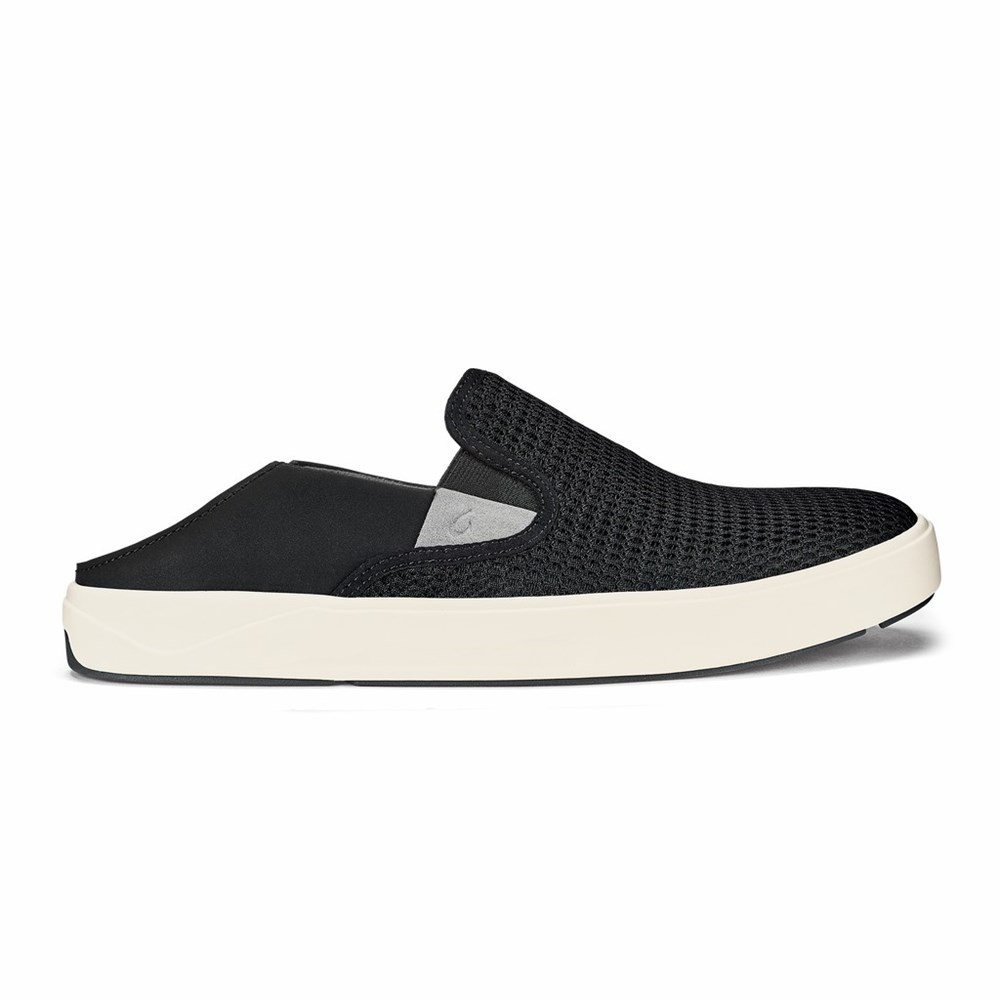 Black OluKai Lae‘ahi Men's Sneakers | 37901-CJBR