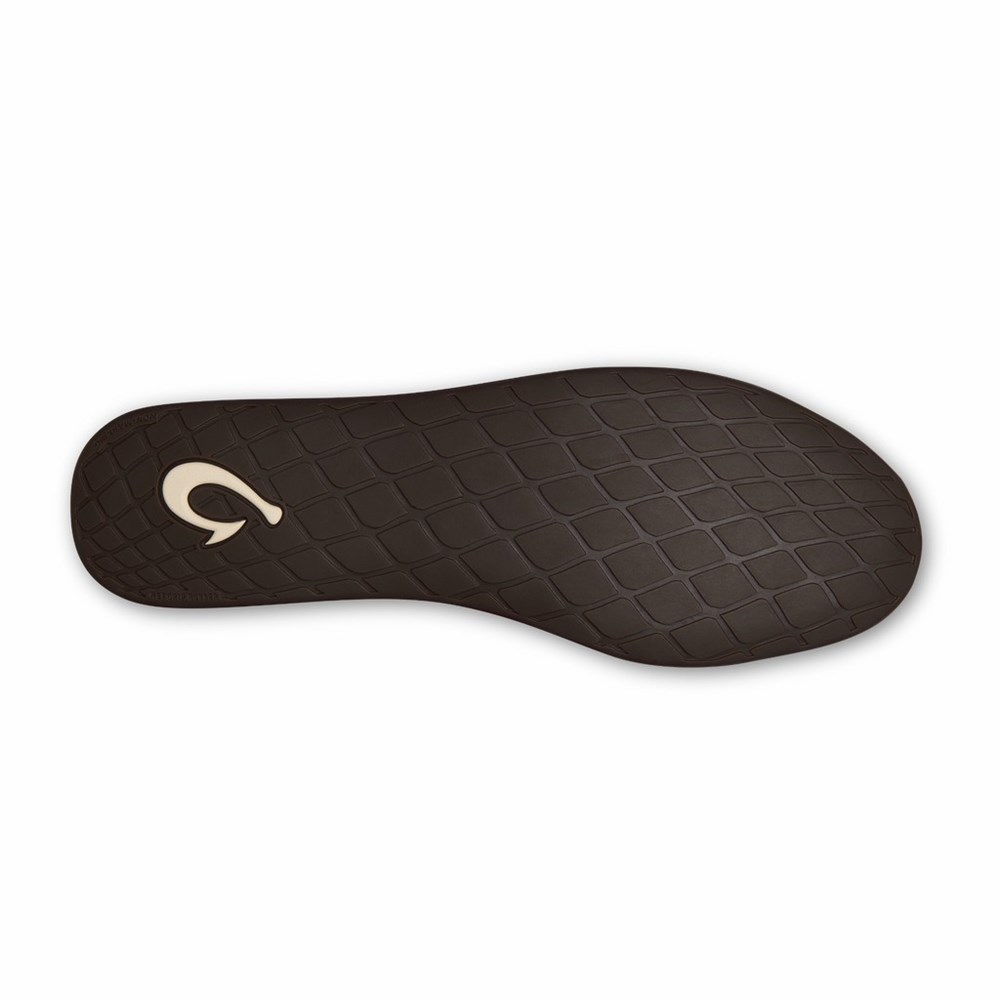 Black OluKai Nohea Heu Slipper Women's Slippers | 12549-FLZY