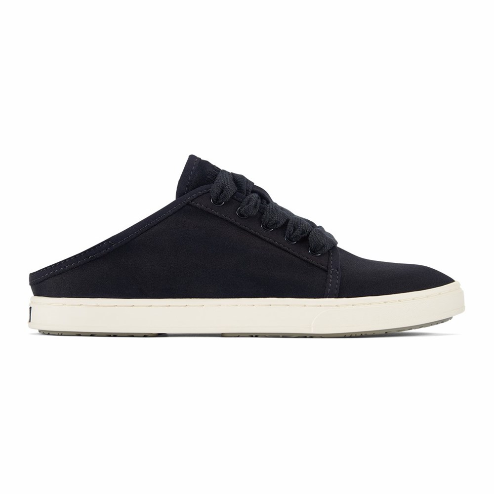 Black OluKai Pehuea Lī Lānui Women's Sneakers | 20875-EVRH