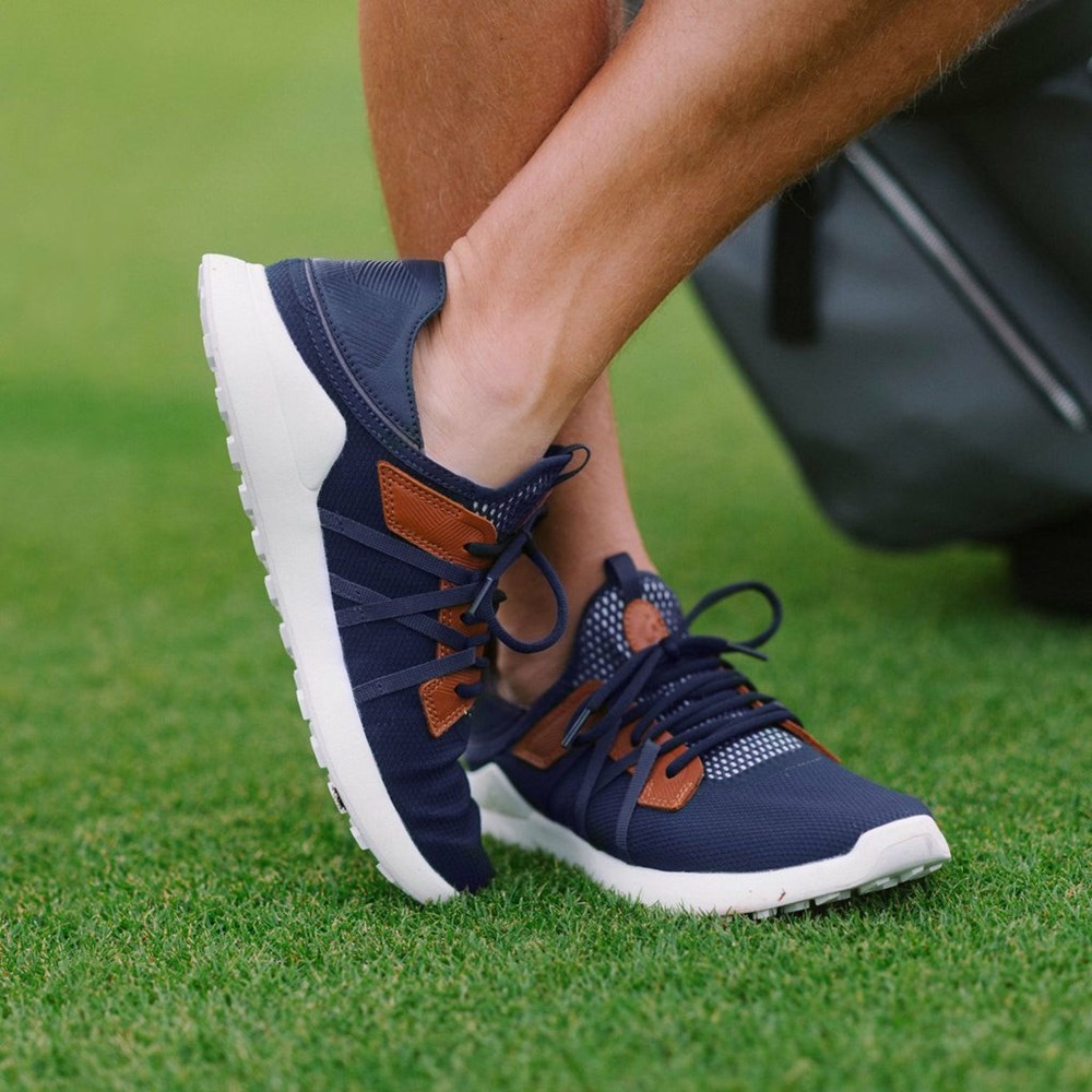 Blue OluKai Kapalua Men's Golf Shoes | 20957-QFHG