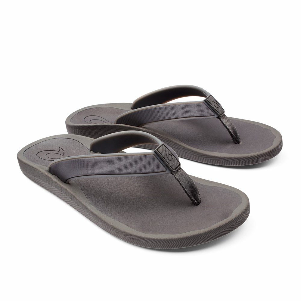 Blue OluKai Kōko‘o Men's Sandals | 96870-UHRW