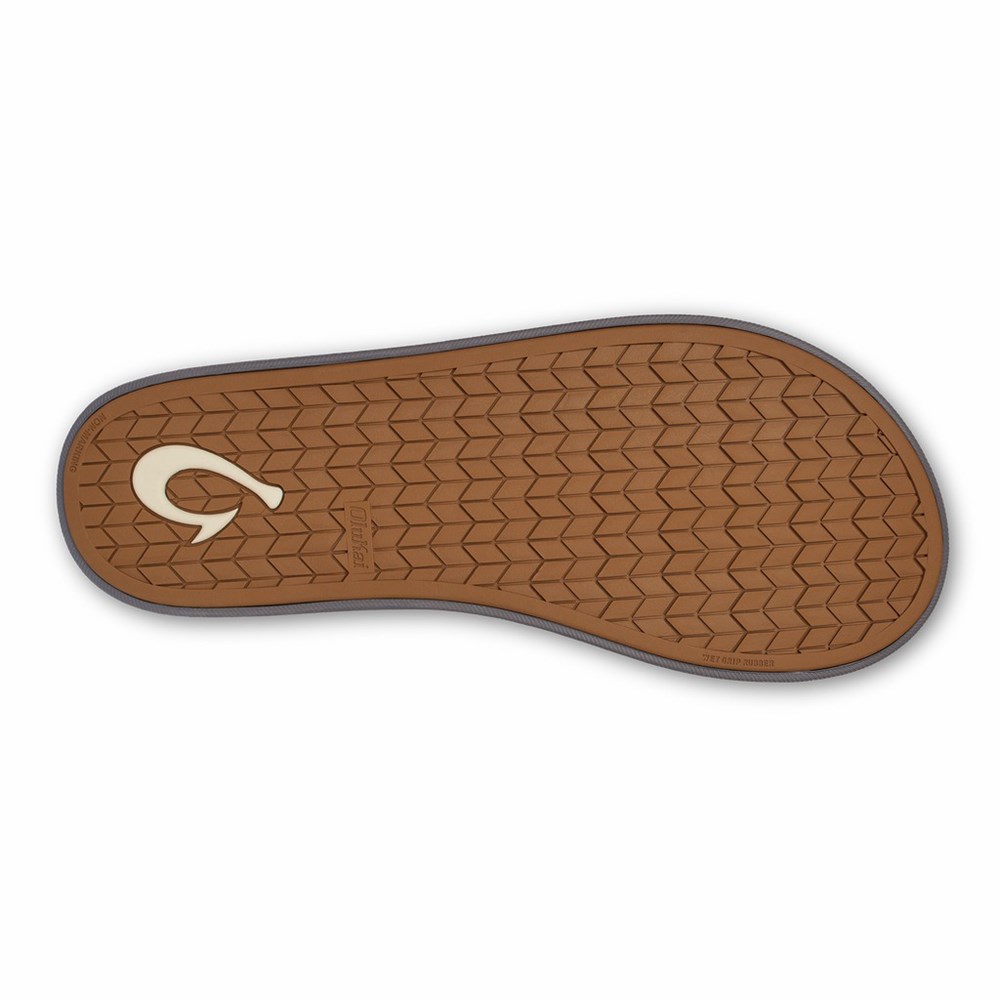 Blue OluKai Kōko‘o Men's Sandals | 96870-UHRW