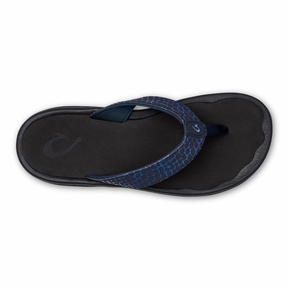 Blue OluKai ‘Ohana Pa‘i Women's Sandals | 03618-LFKS