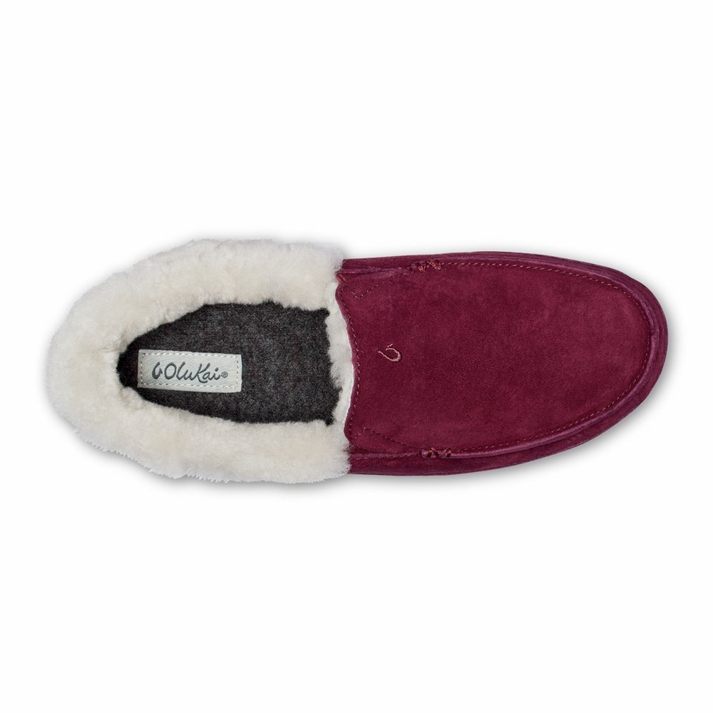 Brown OluKai Ku‘una Women's Slippers | 89360-BEOI