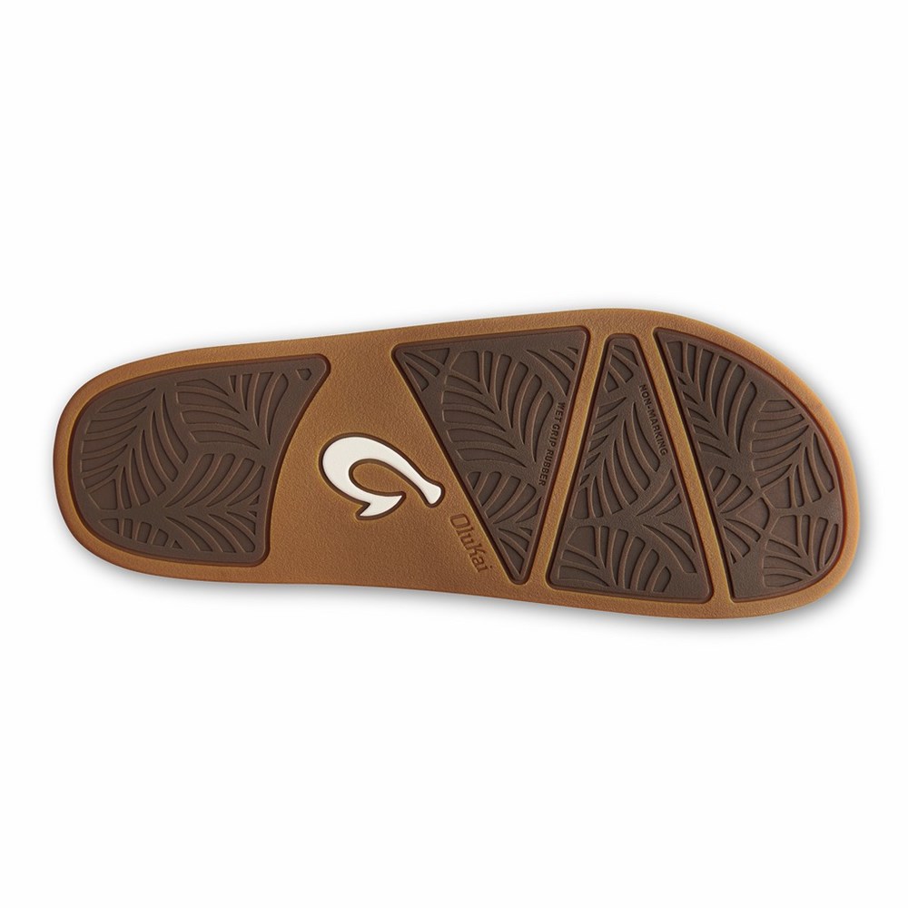 Brown OluKai Kāmola Women's Sandals | 25873-DLJK