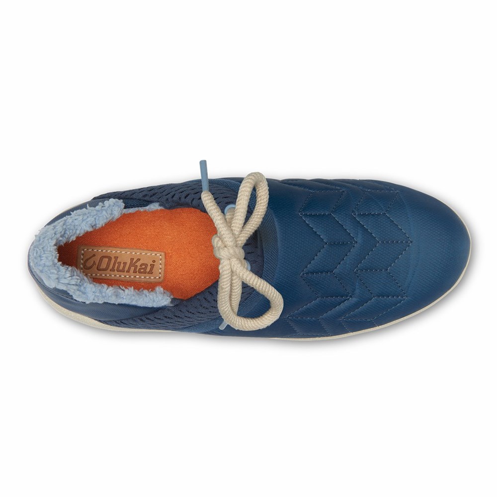 Brown OluKai Mahiki Women's Slippers | 07642-BUKC