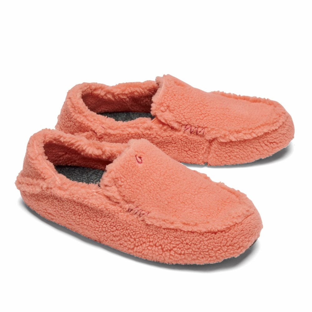 Brown OluKai Nohea Heu Slipper Women's Slippers | 27940-LOHG