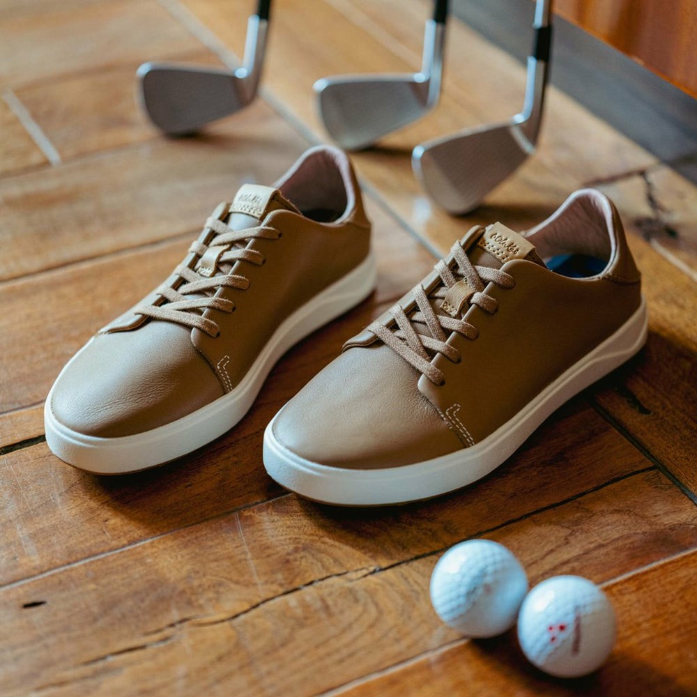 Brown OluKai Wailea Women's Golf Shoes | 62813-XKFR