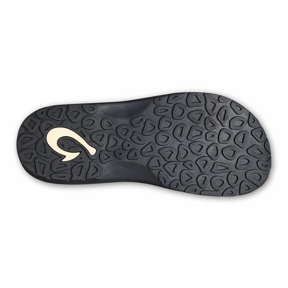 Brown OluKai ‘Ohana Men's Sandals | 70369-ZNFG