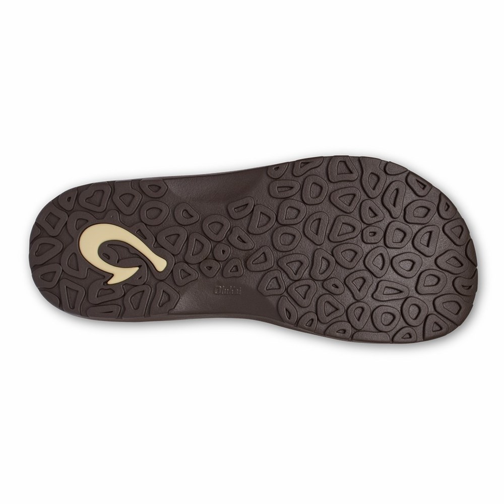 Camo OluKai ‘Ohana Pa‘i Men's Sandals | 59160-RUHB