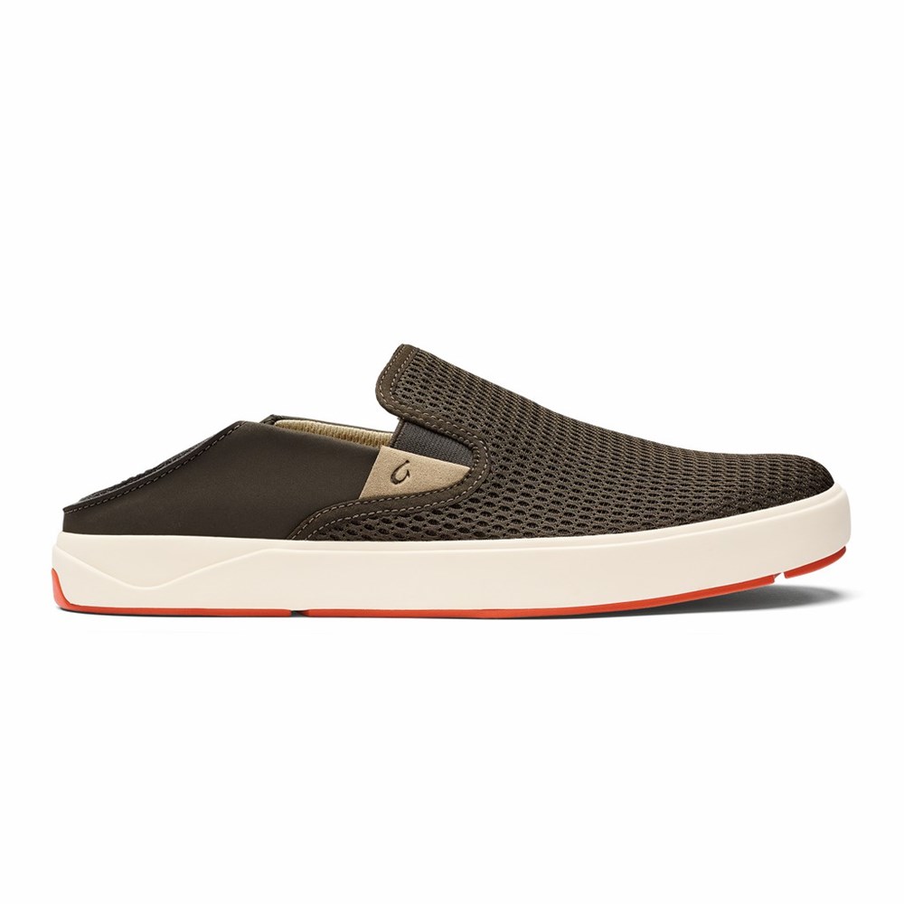 Coffee OluKai Lae‘ahi Men's Sneakers | 10638-DXIV