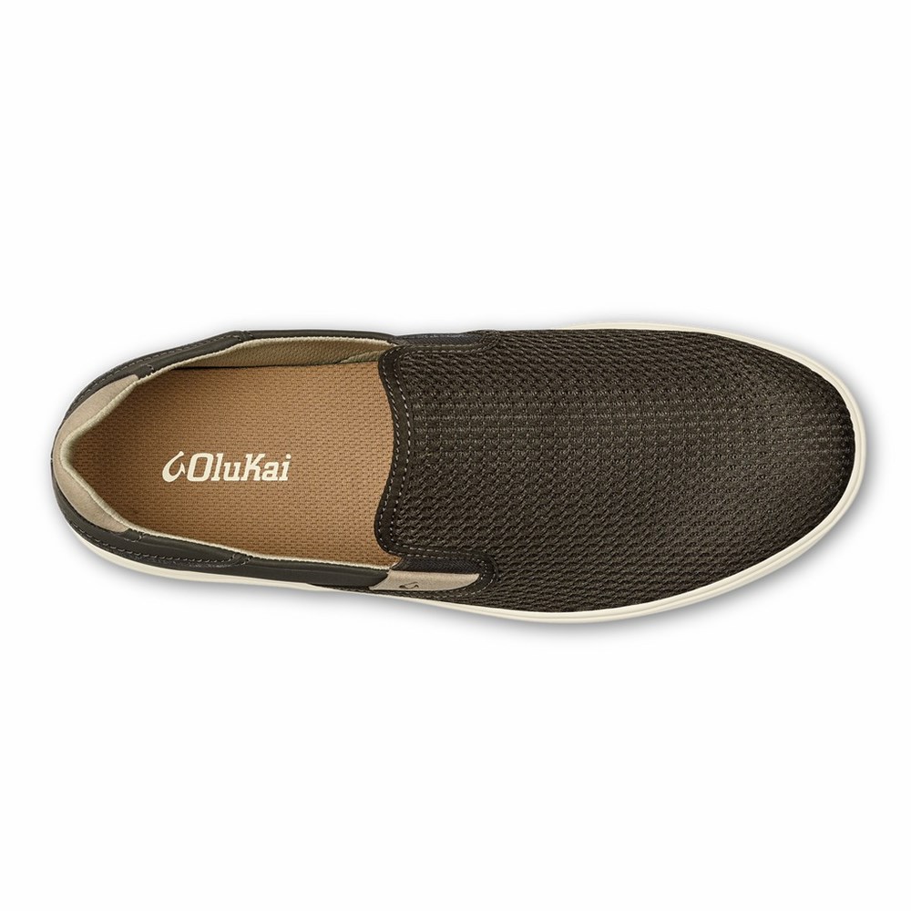 Coffee OluKai Lae‘ahi Men's Sneakers | 10638-DXIV