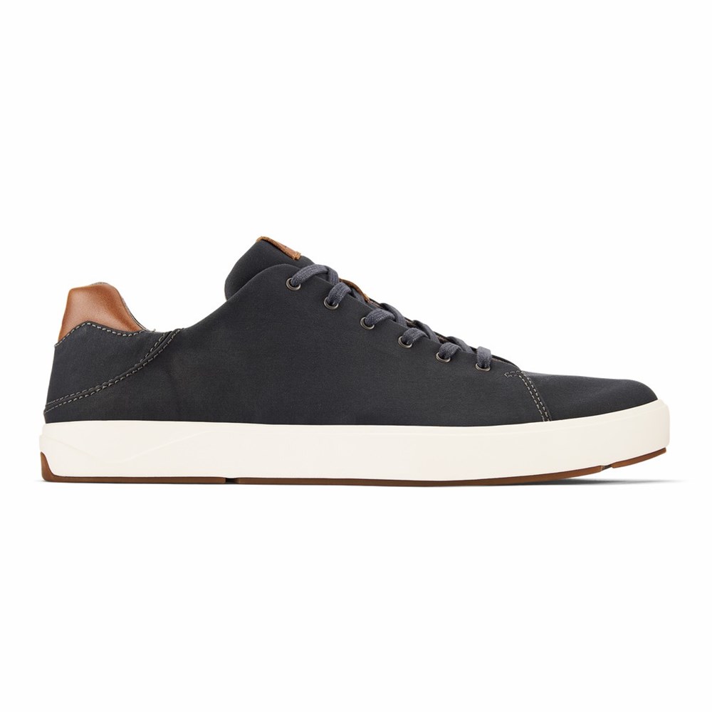 Dark Grey OluKai Lae‘ahi Lī Men\'s Sneakers | 25471-LDZF