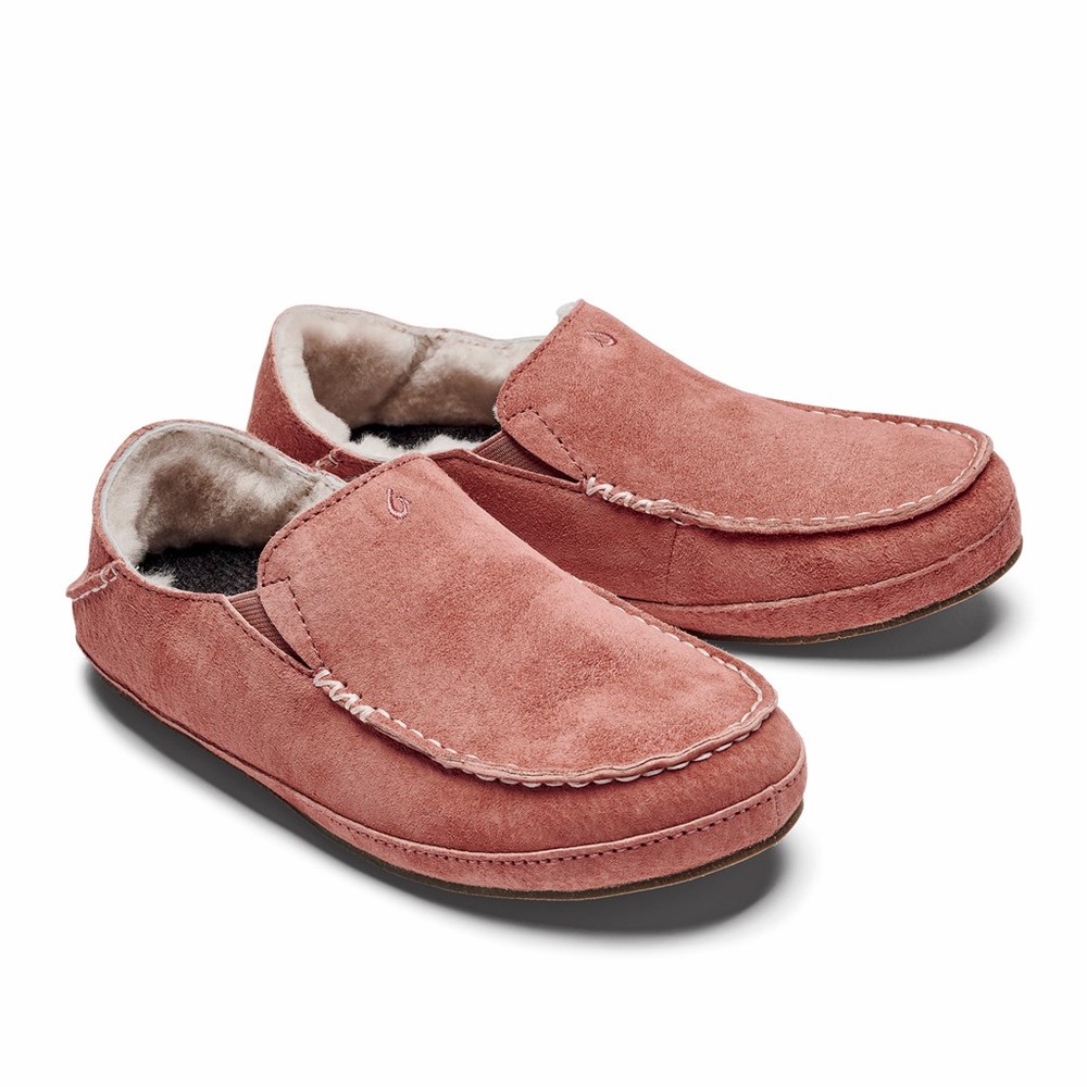 Grey OluKai Nohea Slipper Women's Slippers | 03185-LPFW