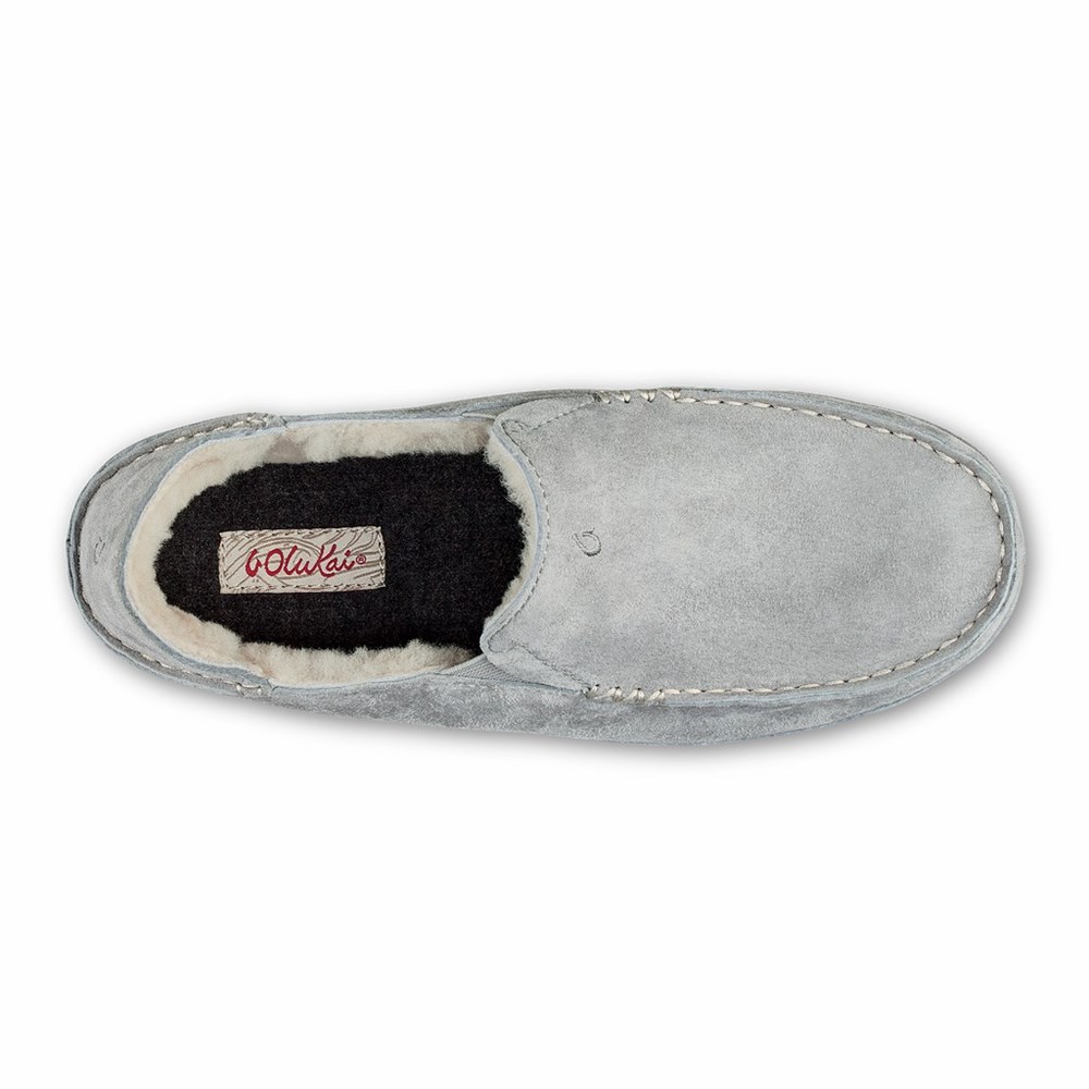 Grey OluKai Nohea Slipper Women's Slippers | 74596-MILP