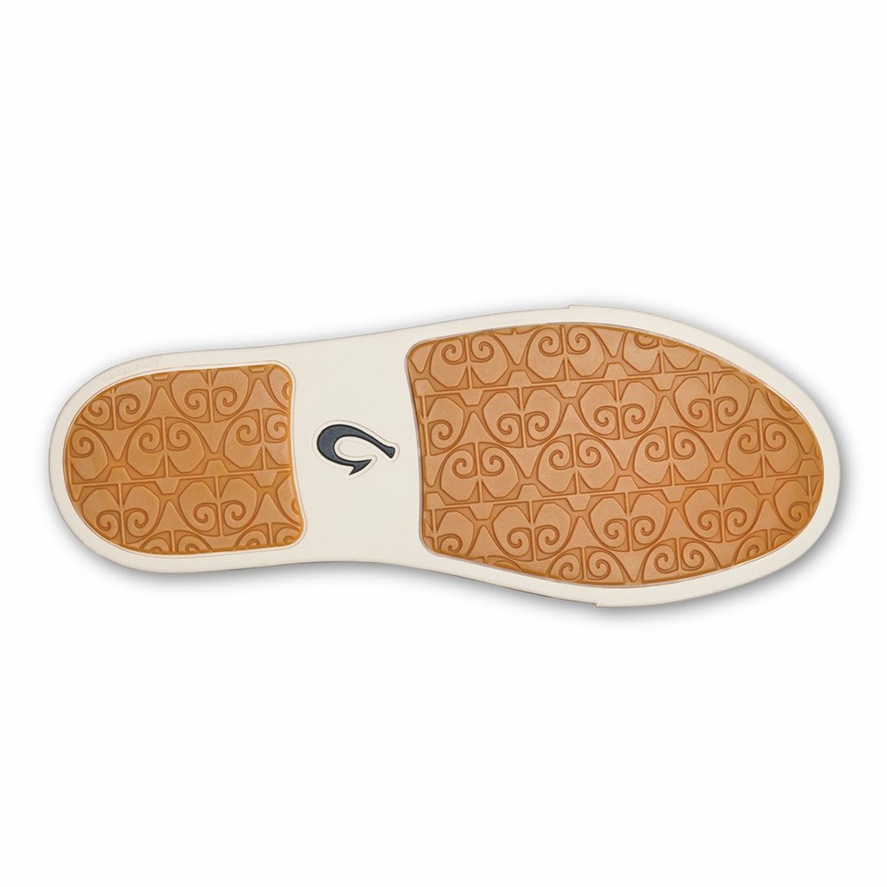 Grey OluKai Pehuea Pa‘i Women's Sneakers | 02346-BRYK