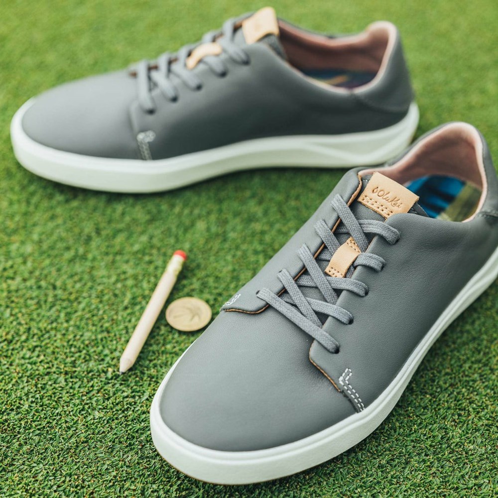 Grey OluKai Wailea Women's Golf Shoes | 17864-KSZG