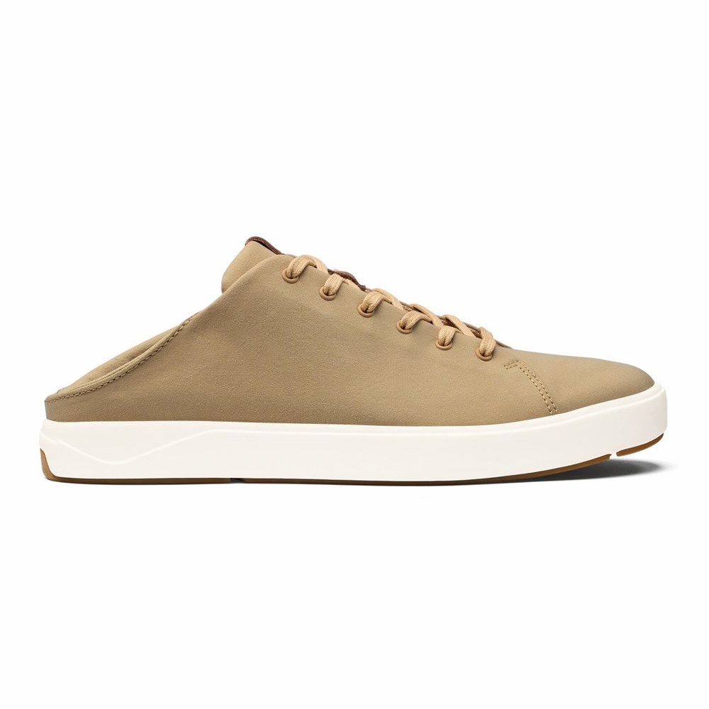 Khaki OluKai Lae‘ahi Lī Men's Sneakers | 04985-RCHN