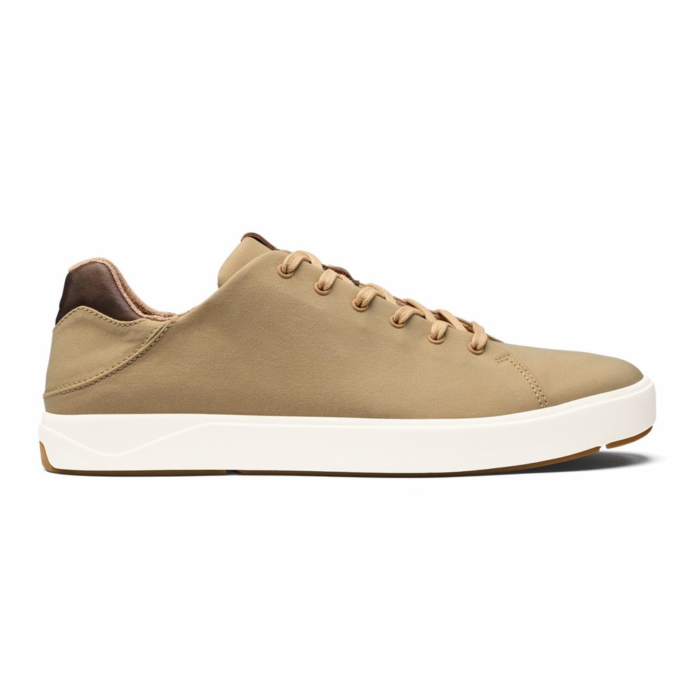 Khaki OluKai Lae‘ahi Lī Men\'s Sneakers | 04985-RCHN