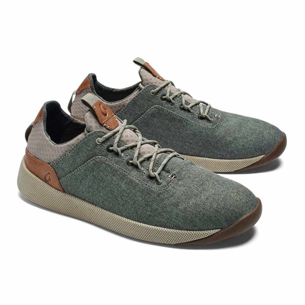 Olive OluKai Nanea Lī Men's Sneakers | 04256-EBGT