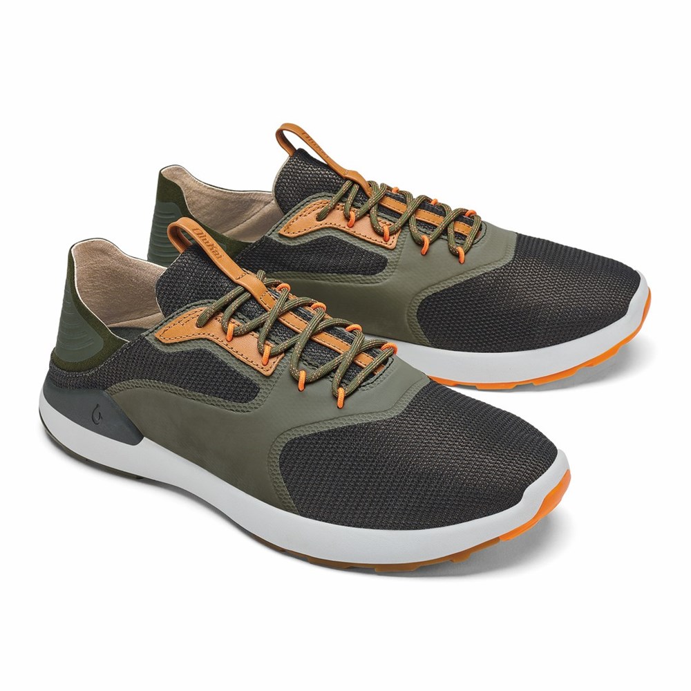 Olive OluKai Nihoa Lī Men's Sneakers | 03964-AWLO