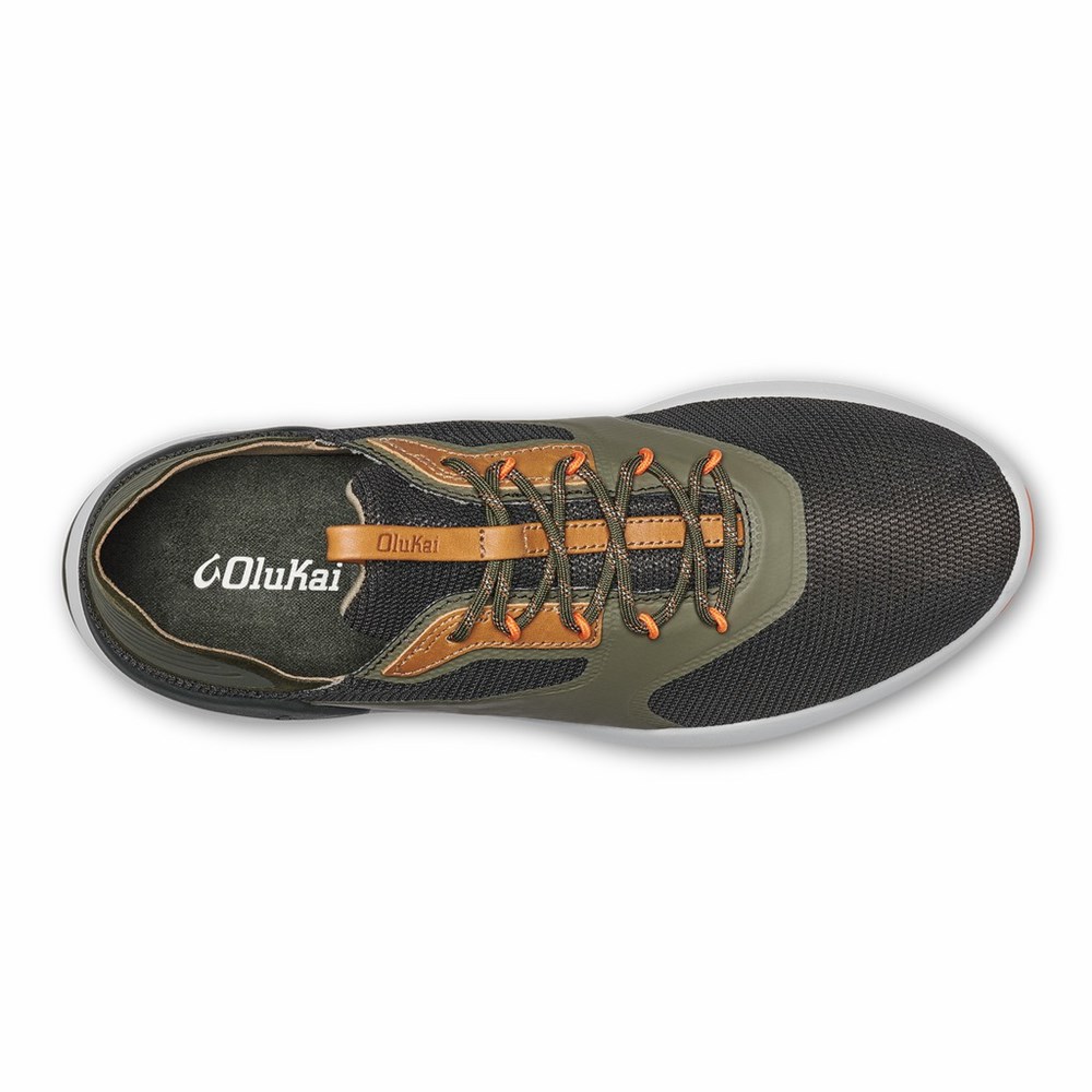 Olive OluKai Nihoa Lī Men's Sneakers | 03964-AWLO