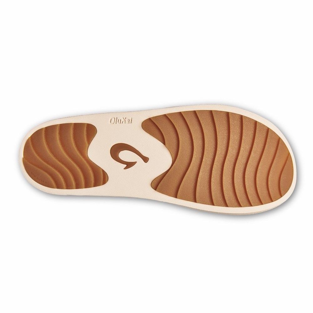 Olive OluKai Pūpū Mua Women's Slippers | 26475-TVKL