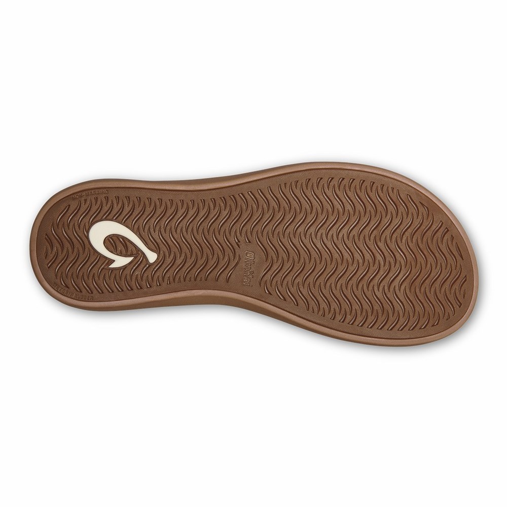 Silver OluKai Kāpehe Luana Women's Sandals | 03519-FMXS