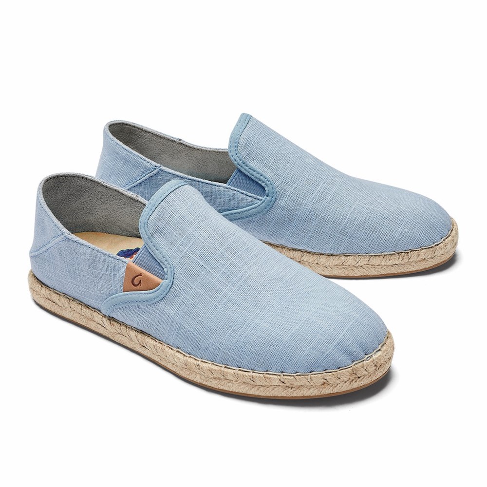 Turquoise OluKai Kaula Pa‘a Kapa Women's Sneakers | 38029-OCQB