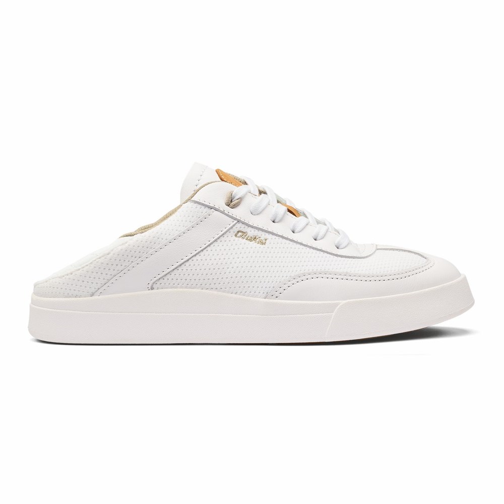 White OluKai Kīlea Women's Sneakers | 71298-JQOS