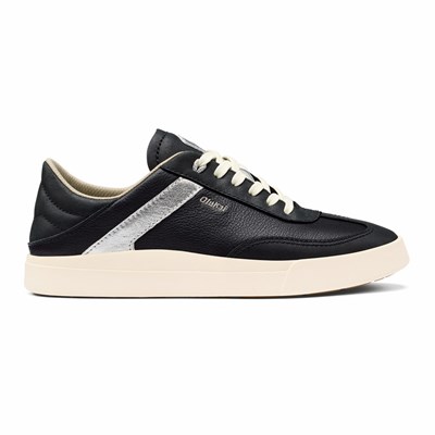 Black OluKai Hā’upu Women's Sneakers | 37208-DTSW