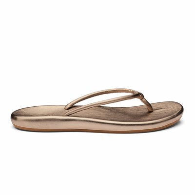 Black OluKai Huawai Women's Sandals | 23049-FUZH