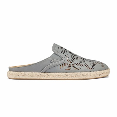 Black OluKai Kaula ‘Olu ‘Ili Women's Sneakers | 36085-QZRM