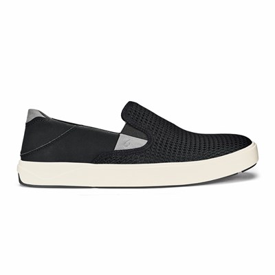 Black OluKai Lae‘ahi Men's Sneakers | 37901-CJBR