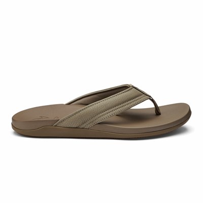 Black OluKai Maha Men's Sandals | 30817-QYPO