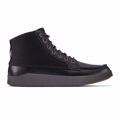 Black OluKai Mōlina Men's Boots | 96045-DGWX