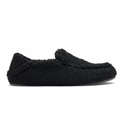 Black OluKai Nohea Heu Slipper Women's Slippers | 12549-FLZY