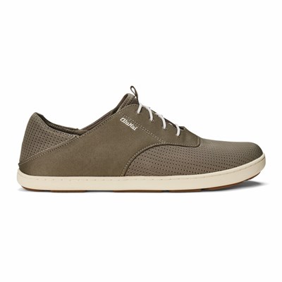 Black OluKai Nohea Moku Men's Sneakers | 78053-QATP