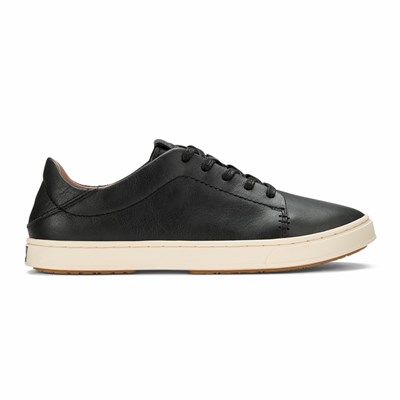 Black OluKai Pehuea Lī ‘Ili Women's Sneakers | 84120-XICL