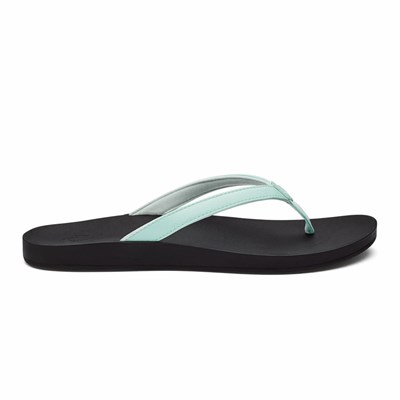 Black OluKai Puawe Women's Sandals | 64907-UCLR