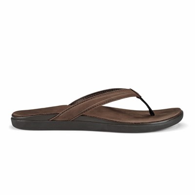 Black OluKai ‘Aukai Women's Sandals | 60957-VTEX