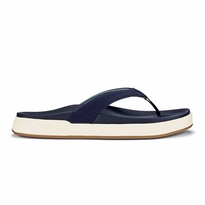 Blue OluKai Nu‘a Pi‘o Women's Sandals | 17924-LSJF