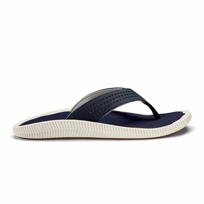 Blue OluKai Ulele Men's Sandals | 30768-CIDT