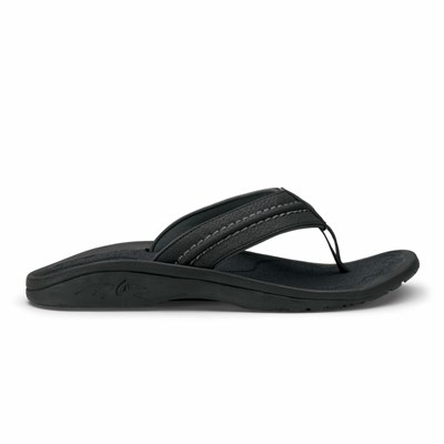 Brown OluKai Hokua Men's Sandals | 29873-PBAQ