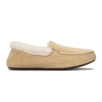 Brown OluKai Ku‘una Women's Slippers | 05832-CDYU