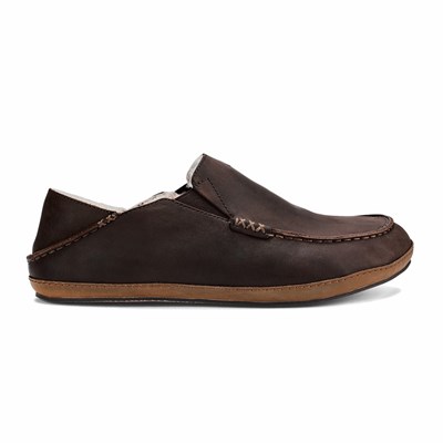 Brown OluKai Moloā Slipper Men's Slippers | 97265-JPZY