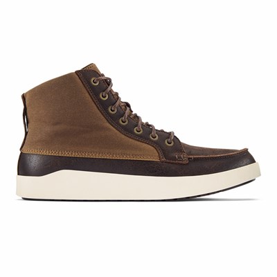 Brown OluKai Mōlina Men's Boots | 20158-XYDS